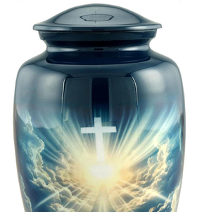 โกศบรรจุอัฐิสำหรับผู้ใหญ่ โกศตกแต่งสำหรับงานศพ โกศฝังศพสำหรับชายและหญิง โกศทำมือ - Product Image 3