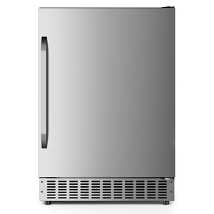 Frigorifero Monoporta in Acciaio Inossidabile per Conservazione di Vino e Bevande - Product Image 1