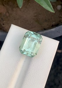 Piedra Preciosa Suelta de Berilo Verde Natural, Corte Cojín, Facetada, para Joyería, Anillo, Colgante, Venta al por Mayor, ZUBEDA GEMS and JEWELRY, 2.00Ct - Product Image 5