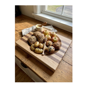 Planche à découper en bois de hêtre allemande, design moderne de haute qualité, fabriquée à la main, écologique, OEM, personnalisée, ronde et concave - Product Image 1