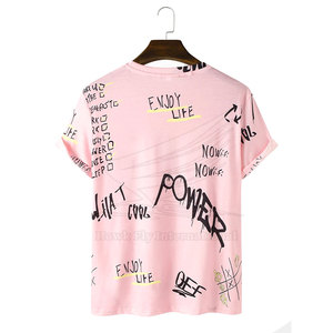 T-shirt décontracté pour homme de haute qualité, 100% coton, léger, couleur personnalisée, respirant, avec logo personnalisé - Product Image 2