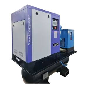 חשמלי 7.5kw 10hp תעשיית 247 מדחס אוויר סיבובי עם מייבש וממיר עבור מדחס רכב דה אייר - Product Image 3