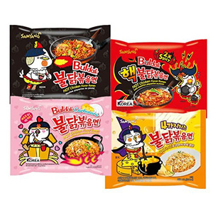 Caja de 10 Paquetes de Ramen de Pollo Buldak, Combo de 10 Sabores Variados - Product Image 3