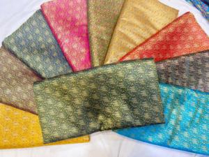Tissu en Soie Jacquard Brocart de Haute Qualité, Textile Tissé Traditionnel Indien pour Robe, Sari, Lehenga, Tapisserie, Taille Moyenne - Product Image 6
