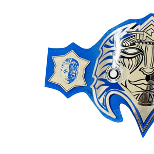 Ceinture de championnat de lutte TNA, design tribal personnalisable, qualité supérieure, ceinture bleue pour les fans et les collectionneurs - Product Image 3