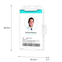 Traceur d'identification d'employé intelligent anti-perte AoA Beacon de précision sub-métrique BLE 5.0, certifié IP66, avec batterie 800 mAh