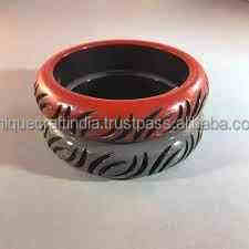 Bracelets en résine artisanaux audacieux | | Bracelets uniques et colorés parfaits pour la mode et l'usure quotidienne | | Artisanat unique - Product Image 5