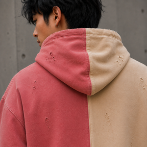เสื้อฮู้ดดี้ผ้าฝ้ายหนาน้ำหนักมาก แบรนด์ส่วนตัว แฟชั่นสตรีทแวร์สไตล์คนเมือง ไซส์ใหญ่ ผู้ผลิตขายส่ง - Product Image 5