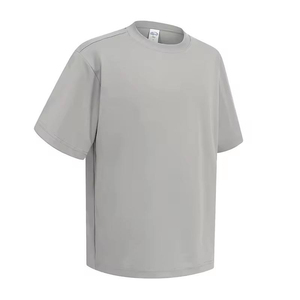 เสื้อยืดคุณภาพสูง 250 GSM หนัก ทนทาน ขายส่ง เสื้อเปล่า พิมพ์โลโก้ได้ตามสั่ง แห้งเร็ว ระบายอากาศดี เสื้อยืดผู้ชายสไตล์เรโทร - Product Image 5