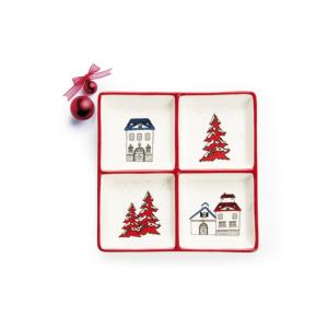 Piatto di Servizio in Ceramica Excelsa a 4 Scomparti, Design Innsbruck, Stoviglie per Feste - Product Image 3