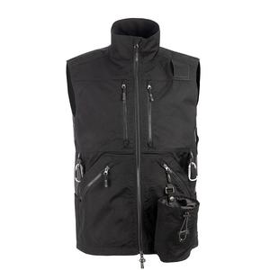 Gilet de sécurité unisexe en polyester antibactérien haute visibilité, prix usine, multi-poches, réfléchissant pour le travail routier, personnalisable - Product Image 4