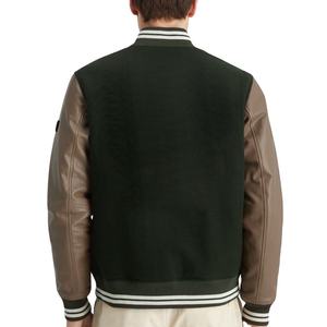Fashion Oversized Hooded Quilted Jacket for Men Streetwear Custom Logo Contrast Polyester/Cotton Cotton <b>Lined</b> Winter varsity - Product Image 4