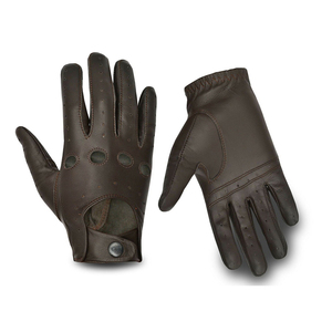 Gants de conduite unisexes en cuir de daim, protection UV, doigts entiers, confortables, forte adhérence, imperméables, vente en gros pour l'hiver en ville - Product Image 3