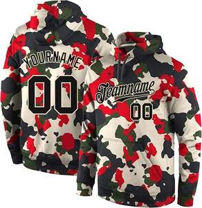 Sudadera con Capucha de Equipo de Béisbol, Logotipo Personalizado, Nombre y Número, Impresión por Sublimación, Sudadera Transpirable de Alto Rendimiento, Servicio OEM/ODM - Product Image 1