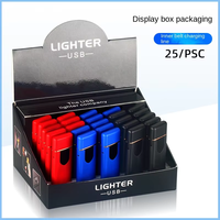 Encendedor Electrónico con Sensor de Huella Dactilar, Ecológico, de Alta Calidad, Recargable por USB, Dericsson