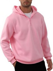Sudadera con Capucha y Cierre de Cremallera de Manga Larga para Hombre, Personalizable con Logotipo, para Invierno, Talla Grande, Tejido Grueso de 360g, Multicolor, Deportiva y Transpirable - Product Image 5