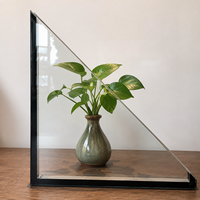 Verre à revêtement Low-E personnalisé, verre isolant sous vide à économie d'énergie pour applications solaires extérieures en serre