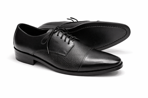 Zapatos Oxford de vestir para hombre de primera calidad, fabricados con cuero genuino de alta calidad. | suela exterior resistente |   estilo clásico atemporal - Product Image 2