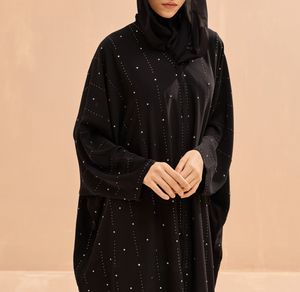 Luxurious Women Kaftan Abaya Dress Handmade Turkish Floor Length Long Sleeve Soft Breathable Polyester Floral Loose Fit - Product Image 2