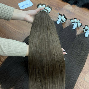 Meilleures extensions de cheveux naturels vietnamiens en vrac, qualité de luxe, cheveux raides naturels, extensions de cheveux humains - Product Image 4