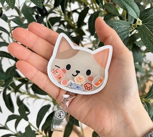 Llavero de acrílico con diseño de gato, personalizado, al por mayor, tendencia de moda 2026, regalo - Product Image 3