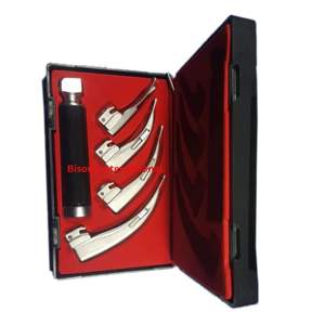 Laringoscopio Manual Macintosh BI-00405 de Bisons International, Tamaño Adulto, Acero Inoxidable, Luz Convencional, Venta al Por Mayor - Product Image 3