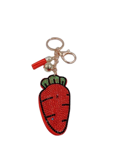 Vibrant Red Classic Fabric Beaded Lips Keychain Embroidered Lip <b>Bag</b> <b>Charm</b> Customizable Fashion Accessory Adjustable - Product Image 6