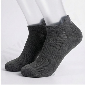 Ankle <b>Socks</b> Solid Color Breathable Thin Knitted Polyester Spandex Casual Daily Wear Summer Adult <b>Socks</b> - Product Image 6