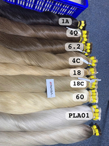 Precio de Fábrica Cabello Humano Virgen 100% de Alta Calidad 60cm a Granel de un Solo Donante Vietnamita NASA HAIR VIETNAM Super Doble - Product Image 3