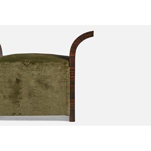 Tabourets de luxe en bois de rose faits à la main avec coussin en velours - Vente en gros depuis l'Inde - Product Image 2