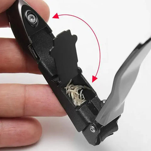 Wholesale Manufacturer Stainless Steel <b>Nail</b> Clipper Curved Jaw Large Thick Toenail Cutter Premium Gunmetal Grey Grooming <b>Tools</b> - Product Image 5