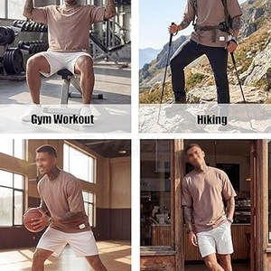 Camiseta Extra Grande para Hombre, Corte Holgado y Relajado, Tejido Ligero y Transpirable, Perfecta para Uso Casual - Product Image 5