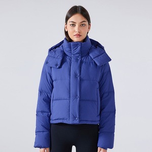 Custom Winter Outdoor Sport Windproof Waterproof <b>Warm</b> Padded Cotton <b>Fleece</b> Quilted Puffer Womens <b>Jacket</b> - Product Image 4