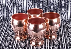 Nuevas tazas de cobre de lujo de 250 ml para beber agua, diseño personalizado para uso en el hogar, oficina, exterior e interior. - Product Image 3