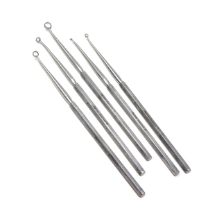 Curettes ORL manuelles, ensemble de 4 pièces, acier inoxydable de qualité médicale, instruments chirurgicaux réutilisables - Product Image 3