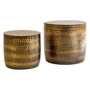 Industrial Hammered Metal Coffee <b>Table</b> <b>Gold</b> Finished For Home Hotels Living Room Decorative Furniture <b>Round</b> Coffee <b>Table</b> - Product Image 2