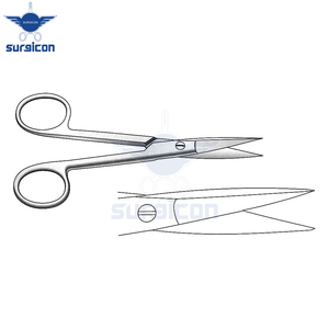 Tijeras de Rinoplastia Converse de 13.5 cm (5¼ Pulgadas), Rectas, con Bordes Exteriores Dentados, Hoja de Corte Semisafilada, Punta Afilada - Product Image 3