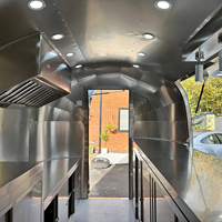 Food Truck Vert Matcha Personnalisé en Acier Inoxydable pour Smoothies, Granités, Glaces, Limonades et Jus – Idéal pour le Marché Américain