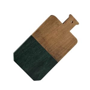 Grossiste de planche à découper ronde en bois et marbre blanc de haute qualité aspect simple et élégant poli à la main - Product Image 2