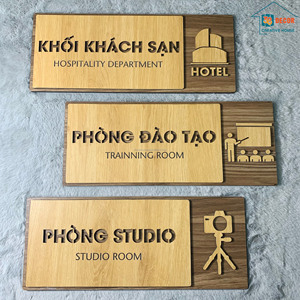 Letrero Colgante de Madera Rústico Minimalista Grabado Personalizado, Decoración de Pared Estilo Granja para Hogar, Oficina, Regalo, Venta al por Mayor, OEM - Product Image 2