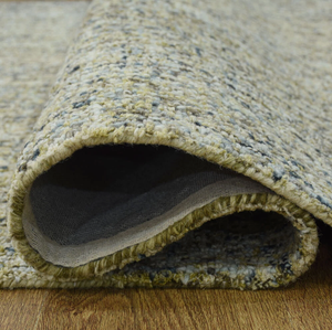 Alfombra KNOT, hecha a mano con lana de alta calidad, ecológica, antideslizante, gris azulado, ideal para sala de estar, habitaciones infantiles, hoteles y oficinas. - Product Image 1