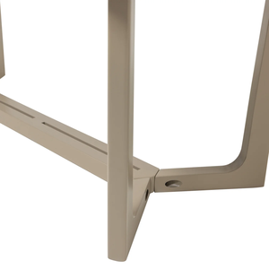 Table de salle à manger en bois massif de mangue couleur boue, design américain très attrayant, finition mate, idéale pour la maison, la cuisine ou la villa. - Product Image 3