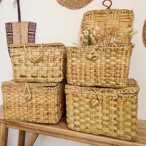 Best Selling Eco-Friendly Foldable Water Hyacinth Storage <b>Basket</b> High Quality Modern for Home Organization Made in Vietnam - Product Image 6