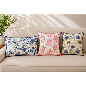 100% cotton <b>cushion</b>, decorative throw pillow, printed <b>cushion</b> <b>cover</b>, modern accent pillow, soft cotton pillow. - Product Image 4