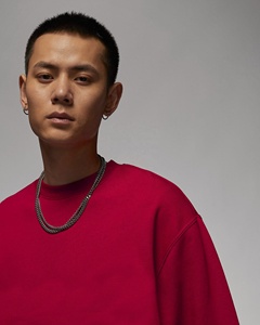 Sudadera Oversize de Hombros Caídos de Alta Calidad con Rayas Casuales y Cuello Redondo, Manga Larga - Product Image 3