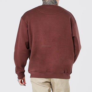 Sweat-shirt en molleton de coton et polyester de qualité supérieure pour homme, col rond, logo personnalisé, confortable et respirant, idéal pour l'hiver - Product Image 4