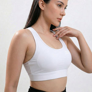 Sujetador deportivo para mujer con almohadillas extraíbles, diseño cruzado, de alto soporte, tipo top corto, para correr, fitness y yoga - Product Image 4