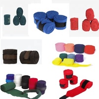Bandage Cohésif en Coton Ultra Doux de Qualité Supérieure, Couleur Personnalisée, Bande Magique Lavable, Produits d'Entretien Équin pour l'Équitation (Vente en Gros)