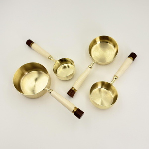 Premium Heavy Duty Eco-Friendly Metal <b>Measuring</b> Cups and <b>Spoons</b> with White Resin Handle Baking Tools in Lowest Price in India - Product Image 1