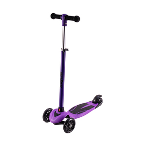 Patinete de 3 Ruedas para Niños, Color Negro y Rojo, Cuerpo de Aluminio, Ruedas LED, Manillar Ajustable, Carga Máxima 100 kg - Product Image 1